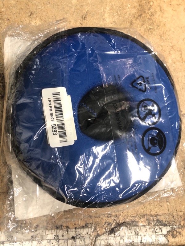 Photo 1 of 2 Pcs Neoprene Floating Drink Holder for Pool - Blue Color Medium Size - Floating Coaster Can Holder - Swimming Pool Hot Tub Float Cup for Drinks of Standard Size 20-24oz