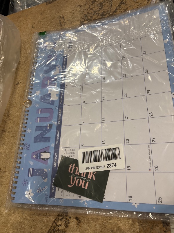 Photo 1 of 2026 Calendar,18-Month Wall Calendar Runs from Jan 2026 to Jun 2027, 11.5" x 14.7", Large Monthly Calendar with Twin-Wire Binding, Perfect for Home or Office - Seasonal