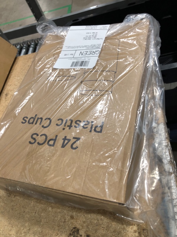 Photo 1 of 24 Pcs Unbreakable Plastic Cups Set, 20 oz Reusable Plastic Cups, Stackable Water Tumblers, Drinking Cup for Kitchen, Outdoor, BPA-free, Dishwasher Refrigerator and Microwave Safe (20 oz, 6 Colors)