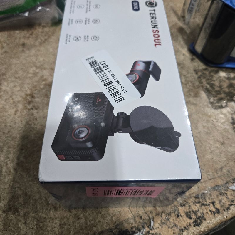 Photo 1 of **FACTORY SEALED**TERUNSOUl 4K+4K Dash Cam Front and Rear, Free 128GB Card Included, 5.8GHz WiFi Dash Camera for Cars, Built-in GPS, G-Sensor, 170°Wide Angle, 3" IPS Screen, 24H Parking Mode, Support 512GB Max