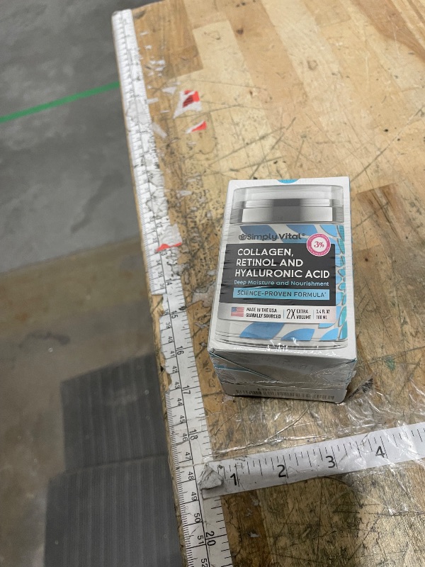 Photo 1 of **FACTORY SEALED** Anti-Aging Face Moisturizer with Retinol, Collagen & Hyaluronic Acid - Made in USA - Moisturizer Face Cream for Women & Men - Firming & Hydrating Neck Cream - Day & Night Skin Care - 1.7 fl oz