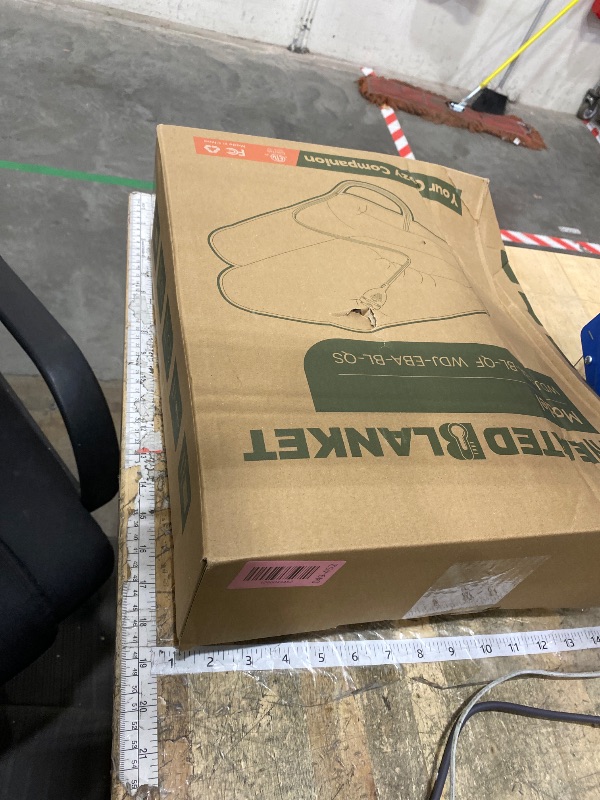 Photo 1 of **FACTORY SEALED** ONDAN Electric Heated Blanket 84"x90" Queen Size Microplush Cover Blanket, 4 Heat Settings & 10 Hours Auto Off, Cozy & Warm for All Night, Machine Washable, Beige