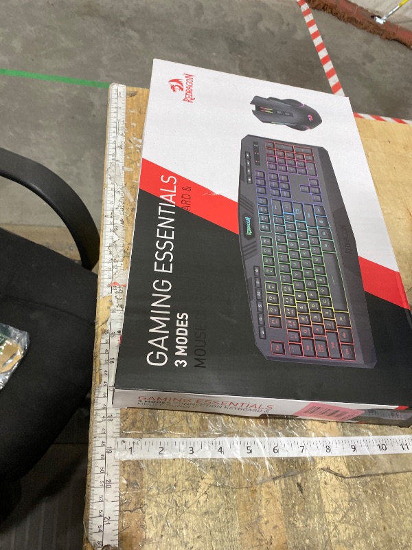 Photo 1 of **FACTORY SEALED** Redragon S101M-KS Gaming Keyboard and Mouse Wireless with Tri-Mode, RGB Keyboard and 4800 DPI Gaming Mouse, 10 Independent Multimedia Keys for Wins, PC, Computer, Wireless S101 Ideal for Gamer