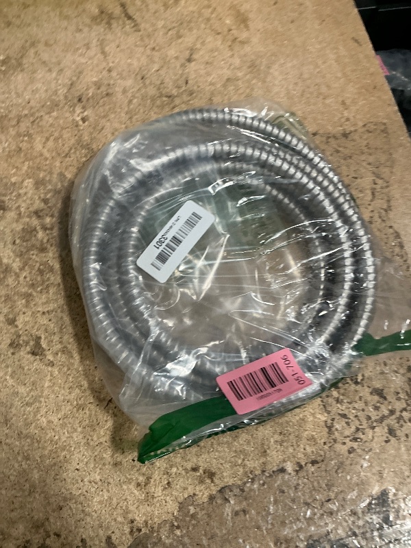 View 2 of 10ft 10/2 Metal Clad (MC) Cable with Ground, 10 Gauge Electric Wire with Aluminum Armor, Solid Bare Copper Conductors for Indoor Outdoor Underground Embedded Installation (10/2, 10 ft)