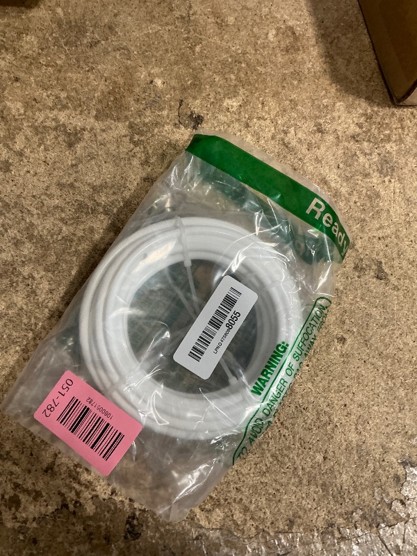 Photo 1 of 20FT 1/4 Inch O.D.RO Water Tubing,NSF Certified Pipe for RO(Reverse Osmosis) Water Purifier Filter System,BPA free Flexible Plastic Hose(white)