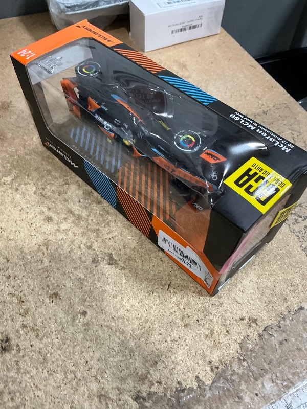 Photo 1 of 1:24 Scale F1 McLaren MCL60 Model Toy Car Metal Diecast Toy Vehicle, Formula 1 Team 2023 Australian Grand Prix, Lando Norris 4, Toys for Boys Kids Gifts, Men Collection, Home Office Décor, Black