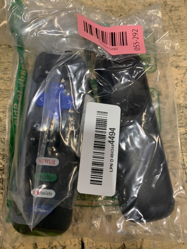 Photo 1 of 2-Pack Universal Roku TV Remote, Compatible with TCL/Onn/Hisense/Sharp/Philips/Westinghouse/Insignia/Element Roku TVs, 1 Year Warranty