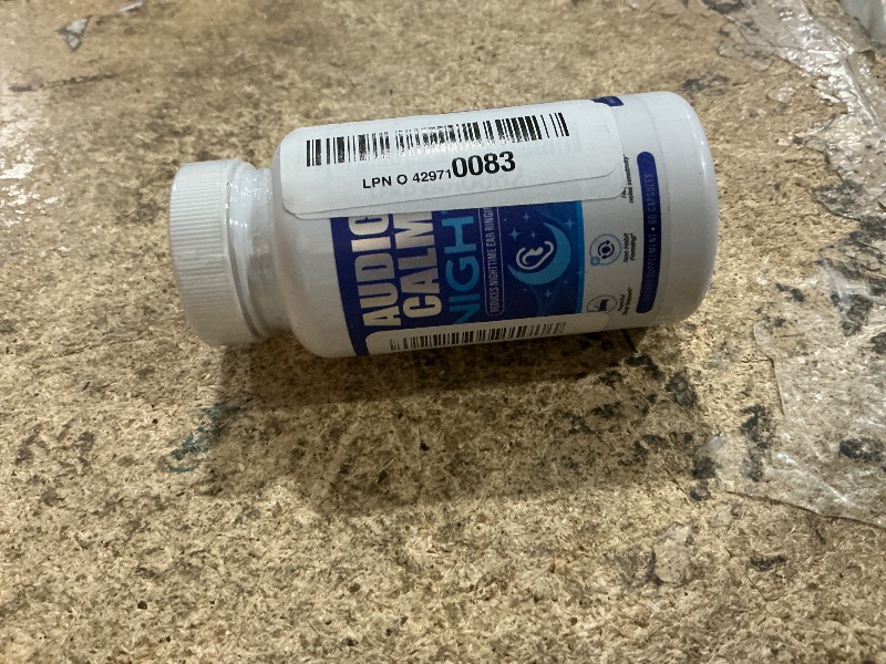 Photo 1 of  EXP 08/2028
Audio Calm Night (60 Caps) | Natural Tinnitus Relief Supplement for Sleep | Eases Nighttime Ear