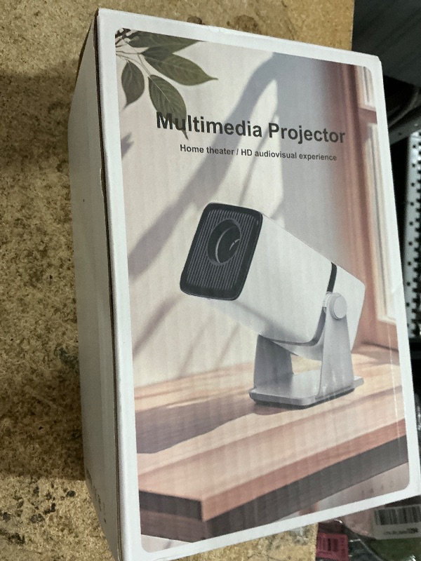 Photo 1 of ?Auto Keystone?Mini Projector PONER SAUND Portable Projector Native 1080P 300 ANSI Support 4K 180° rotation,Outdoor/Home Movie Built-in Android 13.0 OS Compatible with Smartphone PC DVD PS3 PS4