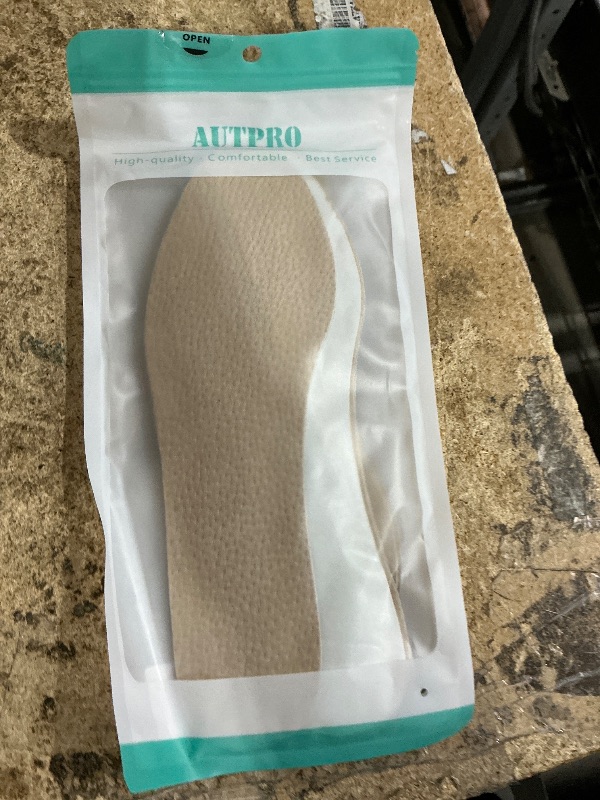 Photo 1 of 2 Pairs Full Length Pigskin High Heels Cushion Insoles Arch Support, Anti-Slip, Shock/Sweat Absorption, Adhesive Dress Shoes' Inserts for Flats Sandals Boots Relief Blister and Pain(8-9.5 Size)