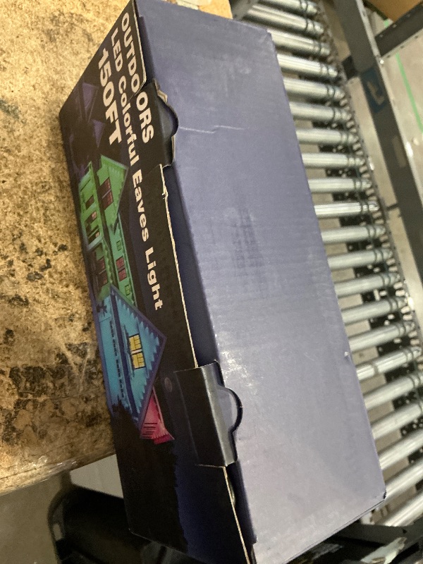 Photo 1 of 150FT Permanent Outdoor RGB Lights - Waterproof Smart LED Eaves Lights with App/Remote Control, Music Sync & DIY Scenes, Perfect for Christmas, Halloween, Parties & Daily Decor, Ideal for House Roof