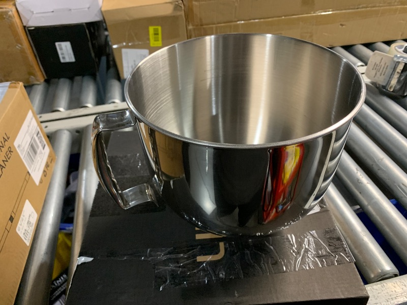 Photo 1 of ***(MINOR DAMAGE/ SEE NOTES FOR DETAILS)***5 QT Stainless Steel Mixer Bowl Compatible With KITCHENAID TILT-HEAD STAND MIXERS 4.5-Quart (4.3 L) And 5-Quart (4.7 L) (Stainless Steel Polished)