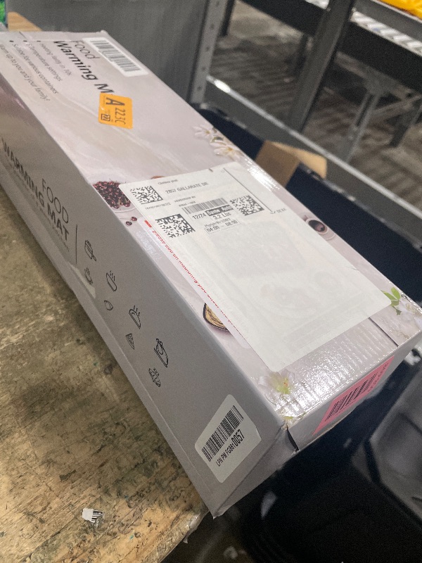 Photo 1 of ***MISSING PARTS***
Food Warming Mat with Heat-Resistant Pad, 26X15 Inch, 6 Temperature & 6 Timer Settings, Child Lock Safety,Food Warmer Chafing Dishes for Buffet,Gatherings,Parties,Everyday Use