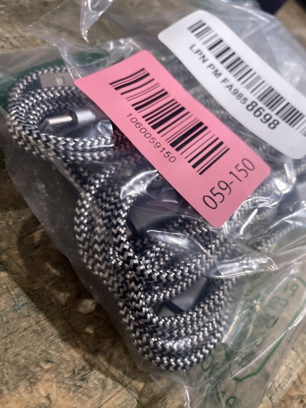 Photo 1 of [Apple MFi Certified] iPhone 17 Charger Cable, Linocell 5Pack USB A to Type C 60W Fast Charging Cord USB Type C Braided Cable for iPhone 17/17 Air/17 Pro/17 Pro Max/16 Pro/15/Galaxy S25/S24/Pixel/iPad