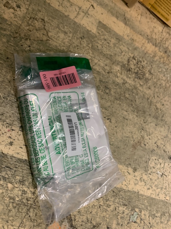 Photo 1 of [2 Pack] BESTTEN 2-Gang Combination Wall Plate, 1-Gang Decorator Switch Cover, 1-Decor/1-Blank, Standard Size, Unbreakable Polycarbonate, White