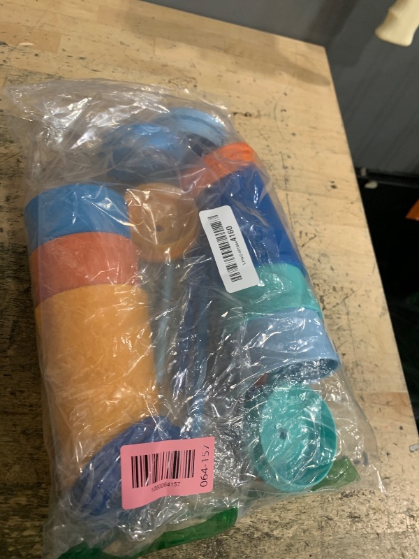 Photo 1 of 10 oz Wheat Straw Cups with Lids and Silicone Straws, Unbreakable Drinking Glasses, Plastic Cups for Kitchen, Small Tumbler Cups with Cleaning Brush, BPA Free, Dishwasher & Microwave Safe, 6 Pack