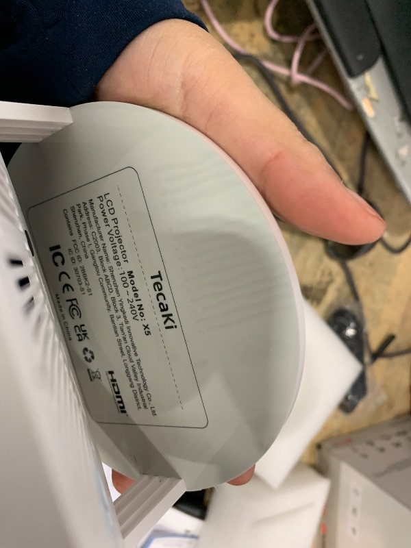 Photo 1 of [Netflix Officially Licensed] Mini Portable Projector, 1080P Smart Movie Projector with WiFi and Bluetooth, 180° Rotatable, Auto Keystone & Electric Focus, Compatible with Smartphone/Laptop/HDMI/USB