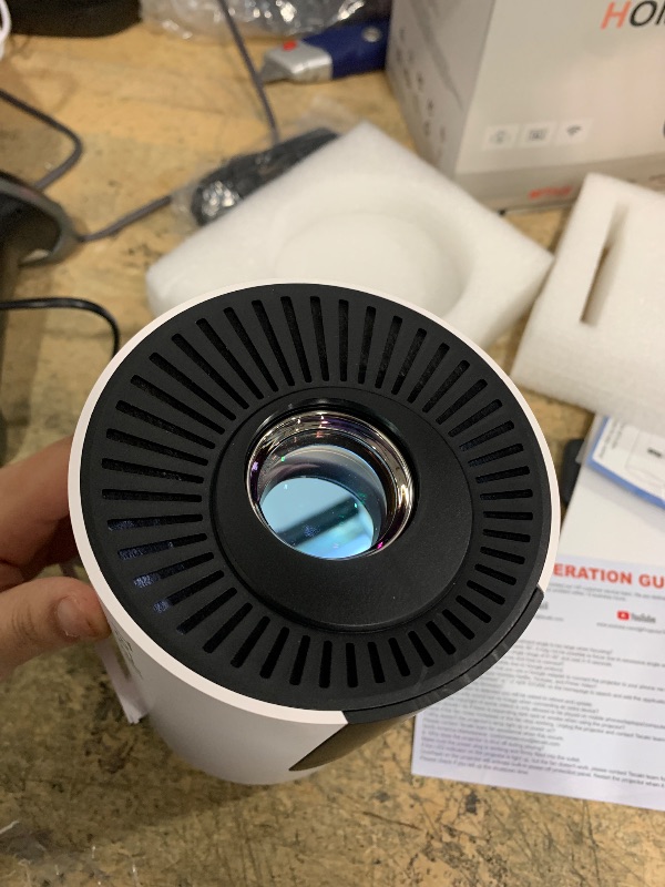 Photo 1 of [Netflix Officially Licensed] Mini Portable Projector, 1080P Smart Movie Projector with WiFi and Bluetooth, 180° Rotatable, Auto Keystone & Electric Focus, Compatible with Smartphone/Laptop/HDMI/USB