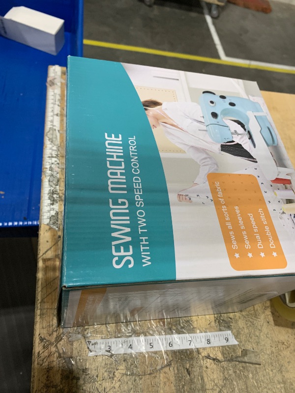 Photo 1 of **FACTORY SEALED** Sewing Machine, Mini Sewing Machine for Beginner with Eco-Friendly Material, Dual Speed Portable Sewing Machines with Extension Table, Light - Easy to Use, Best Gift for Kids and Women