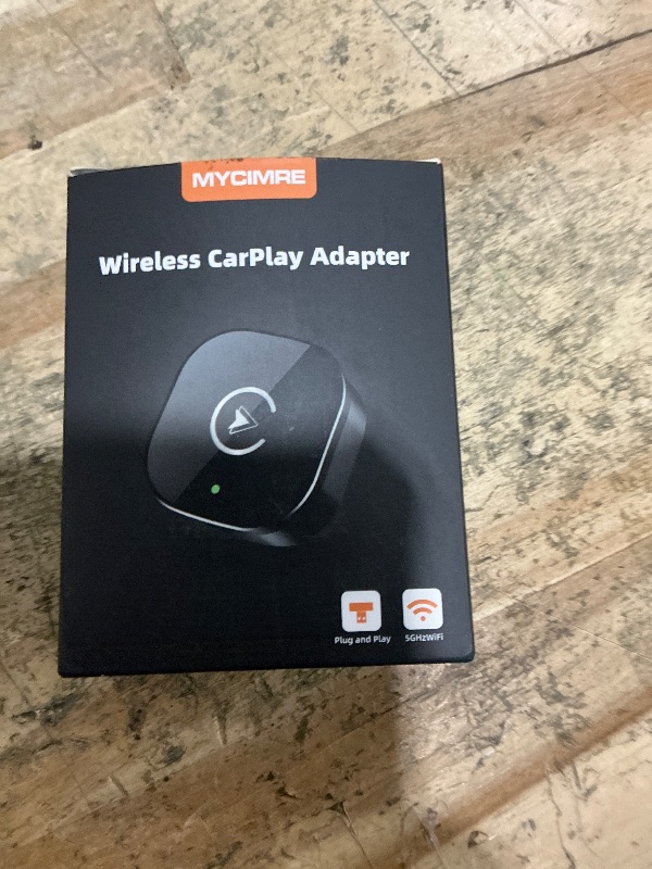 Photo 1 of ?2026 Upgarded?Wireless CarPlay Adapter for iPhone, Mini USB Design for Cars with Wired CarPlay, Fast Connection,5.8GHz WiFi,No Delay, Compatible with iOS 10+ & iPhone 6+, USB/Type C,Plug and Play