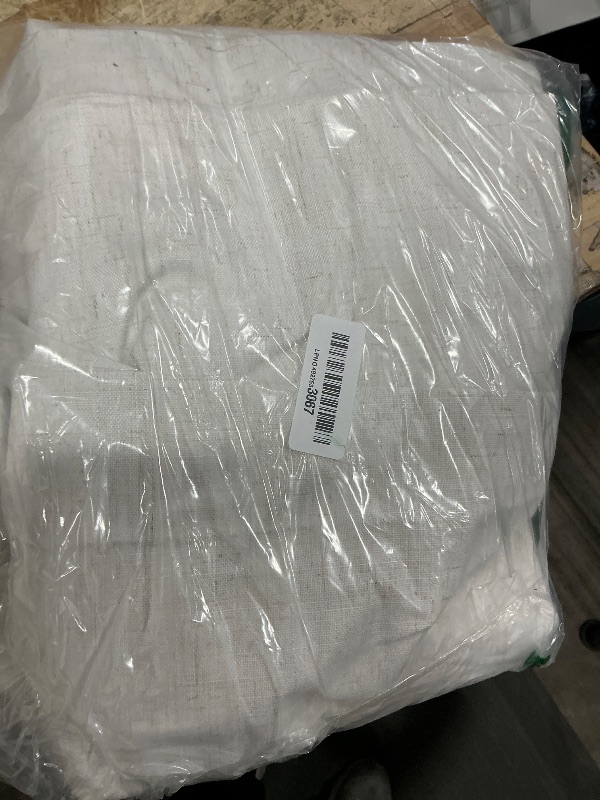 View 2 of 100% Blackout Shield Linen Pinch Pleated Curtains Blackout, Curtains 95 Inches Long 2 Panel Set for Bedroom/Living Room, Pinch Pleat Drapes with Hooks, 40” W x 95” L, Natural