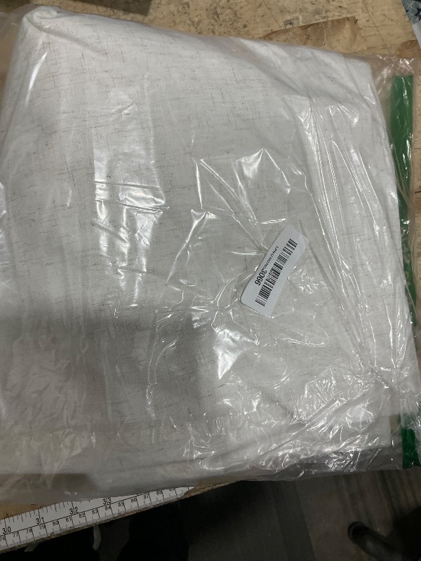 View 2 of 100% Blackout Shield Linen Pinch Pleated Curtains Blackout, Curtains 95 Inches Long 2 Panel Set for Bedroom/Living Room, Pinch Pleat Drapes with Hooks, 40” W x 95” L, Natural