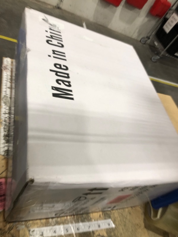 Photo 1 of **FACTORY SEALED** Semi Flush Mount Ceiling Light Fixture,Glass Drum Kitchen Lighting Fixtures Ceiling,18''Black Modern Light Fixture Chandelier,5-Light Foyer Lighting Fixtures for Living Room Hallway Foyer Porch