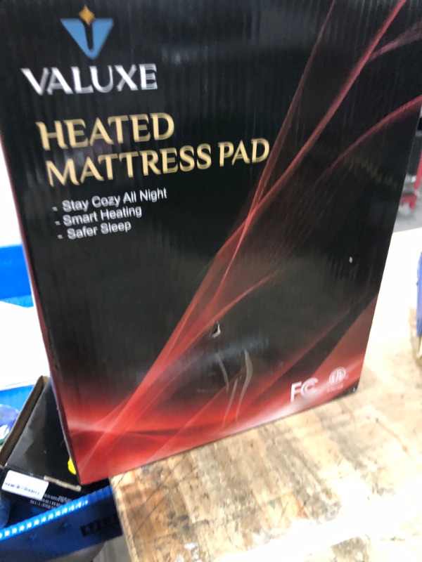 Photo 1 of **FACTORY SEALED** Heated Mattress Pad Queen Size Quilted Zone Heating Electric Bed Warmer Luxury Comfort Heat Mattress Pad Cover Dual Controller?10 Heat Setting | 1-12 Hours Auto Shut Off | with 8-21 Inch Deep Pocket?