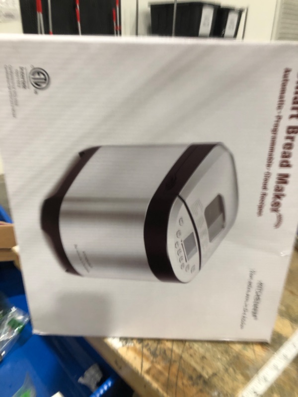 Photo 1 of **FACTORY SEALED** KITCHENARM 29-in-1 SMART Bread Machine with Gluten Free Setting 2LB 1.5LB 1LB Bread Maker Machine with Homemade Cycle - Stainless Steel Breadmaker with Recipes Whole Wheat Bread Making Machine