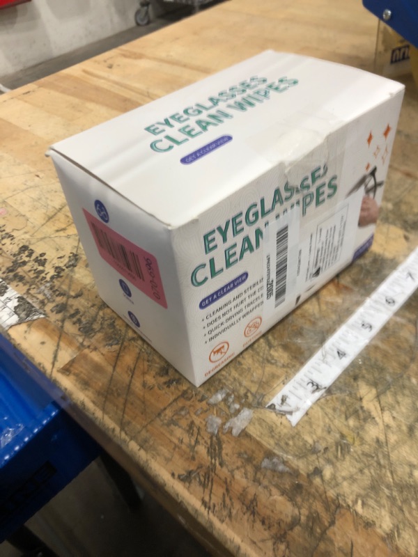 Photo 1 of [200 Pack] Large Glasses Cleaner, Lens Wipes for Eyeglasses, Pre-Moistened Individually Wrapped Cleaning Wipes, Eye Glasses Cleaner Wipes for Camera, Phone, Computer, Laptop Screen (4.72 * 5.91 inch)