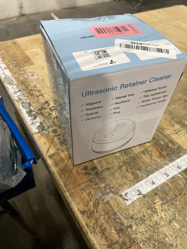 Photo 1 of ** FOR PARTS ONLY ** 
Dental Ultrasonic Retainer Cleaner Machine: 45kHz Dental Cleaning Pod with Digital Timer & 200ML, Deep Cleaning for Dentures, Mouth Guards, Aligners, Night Guards, Braces, Toothbrush Heads & Jewelry