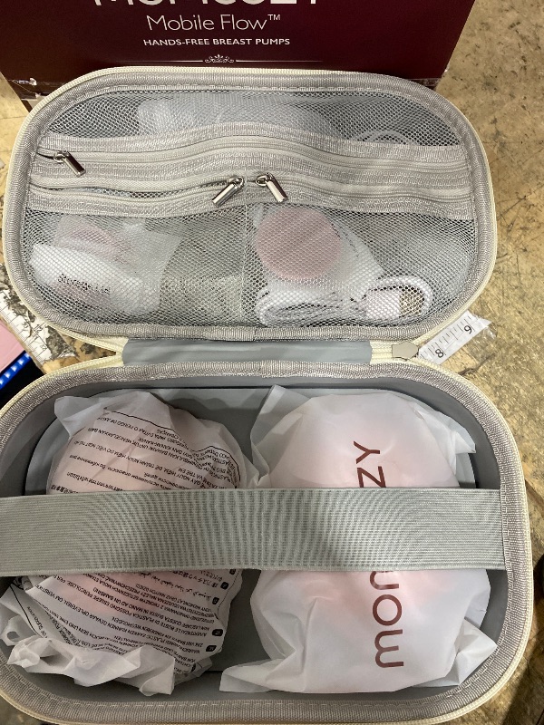 Photo 1 of **ITEM FACTORY SEALED** Momcozy Wearable Breast Pump, Hands Free Upgraded Mobile Flow | M9, App Discreet Control with Personalized Multi-Modes & 15 Levels, Wearable Breast Pump 24mm, 2 Pack Cozy Red