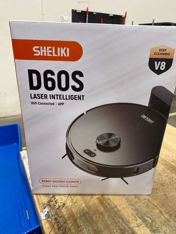 Photo 1 of ***heavy use dirty*** Robot Vacuum and Mop Combo, Robotic Vacuums Cleaner with LiDAR Navigation, Smart Mapping, Strong Suction, with WiFi/App/Alexa/Voice Control, Obstacle Avoidance, for Home, Wood/Hard Floors, Pet Hair
