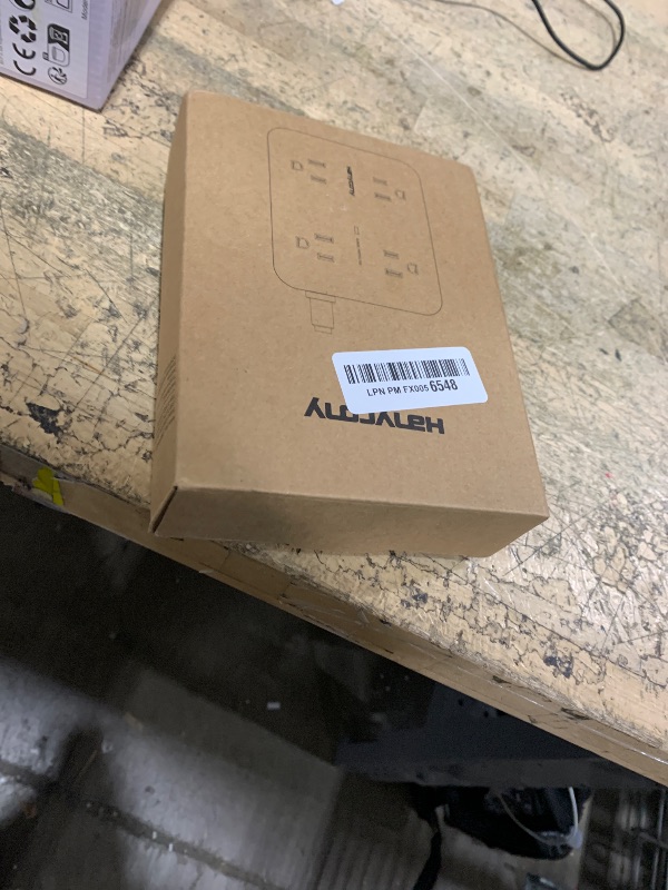 Photo 1 of 10 Ft Surge Protector Power Strip, HANYCONY Extension Cord with 8 AC Outlets 4 USB (2 USB C) Ports, Flat Plug, Wall Mount Desk USB Charging Station for Home