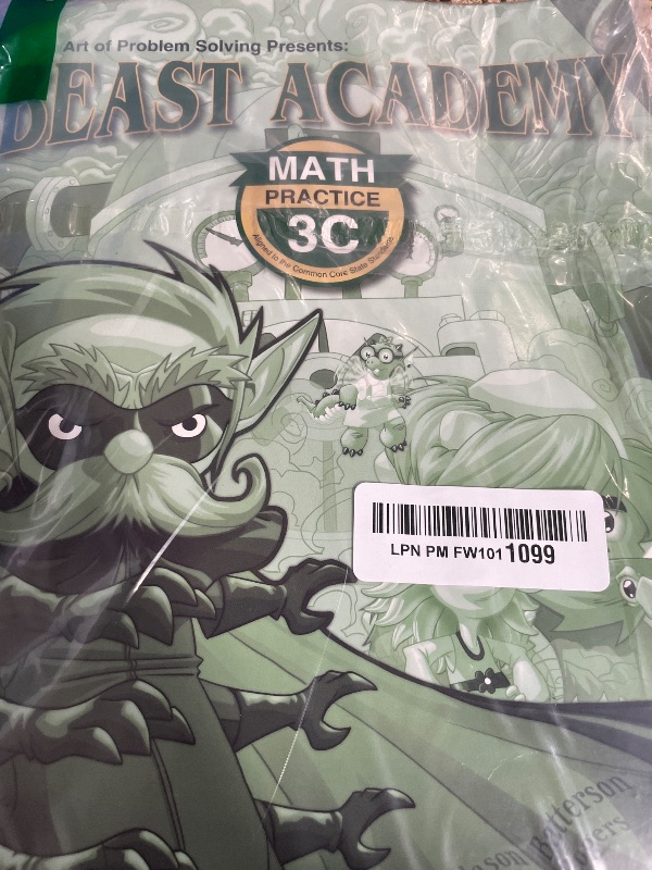 Photo 1 of 1 Learning book: Beast academy math practice 3c