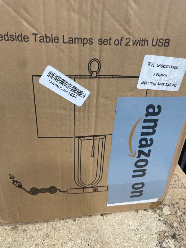 View 3 of ***MISSING PARTS***
24'' Table Lamps Set of 2 - Desk Lamp & Bedside Lamp, Adjustable Color Temperature, USB C+A Ports, Modern Nightstand Lamps for Bedroom, Living Room, Home Office, Pull Chain Switch( Includes Bulbs)