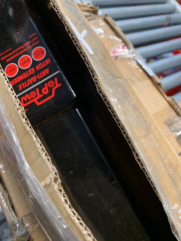 Photo 1 of (SEE NOTES) TOPTOW Hitch Extender, Fits for 2 inch Receiver, 8.5 inch Extension Length, Anti-Rattle Bolt, with Hitch Pin Kit and Anti Rattle Stabilizer