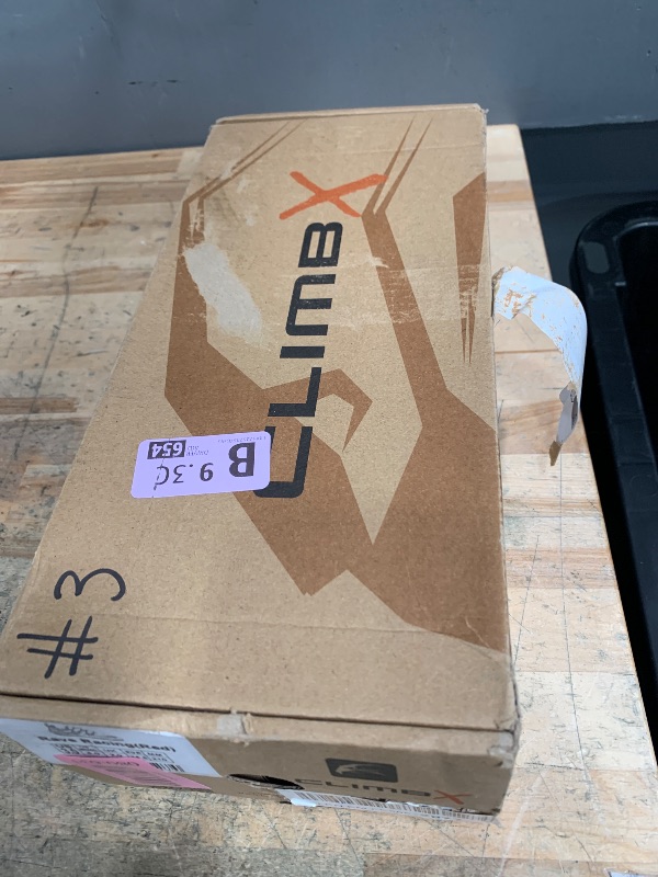 Photo 1 of **ONE HEEL IS DAMAGED**CLIMBX Rave Strap Climbing Shoe, Racing Red