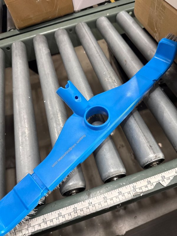 View 3 of (2026 Upgraded) 20" 2 in 1 Pool Brush Vacuum Head with Swivel Hose Connection & Sturdy Nylon Bristles for Heavy Duty Inground & Above- Ground Pool Cleaning - Connecting 1-1/4" or 1-1/2" Hose (No Pole)