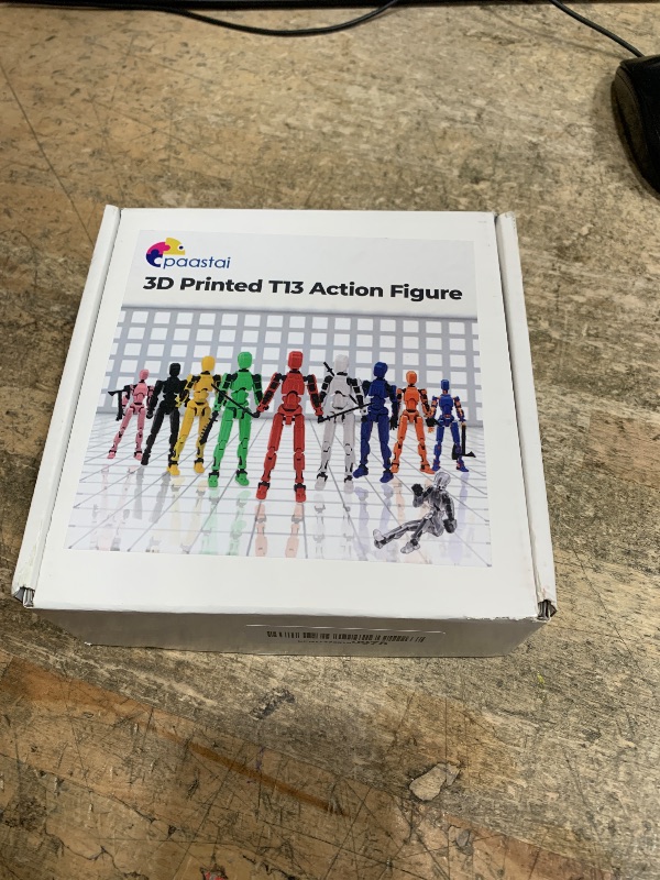 Photo 1 of 10 Pcs T13 Action Figures(Assembly Required),Multi-Jointed Detachable Titan 13 Action Figure with 10 Colors,3D Printed Dummy 13 Action Figure with Accessories for Collectors Desktop Decorations,DIY