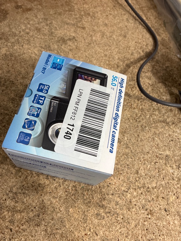 Photo 1 of 2025 New Digital Camera, 56MP FHD 1080P for Kids with 16x Digital Zoom Anti Shake, Face Detect, Smile Capture, 32GB TF Card, Battery, Lanyard, a Great Gift for Boys & Girls?Black?