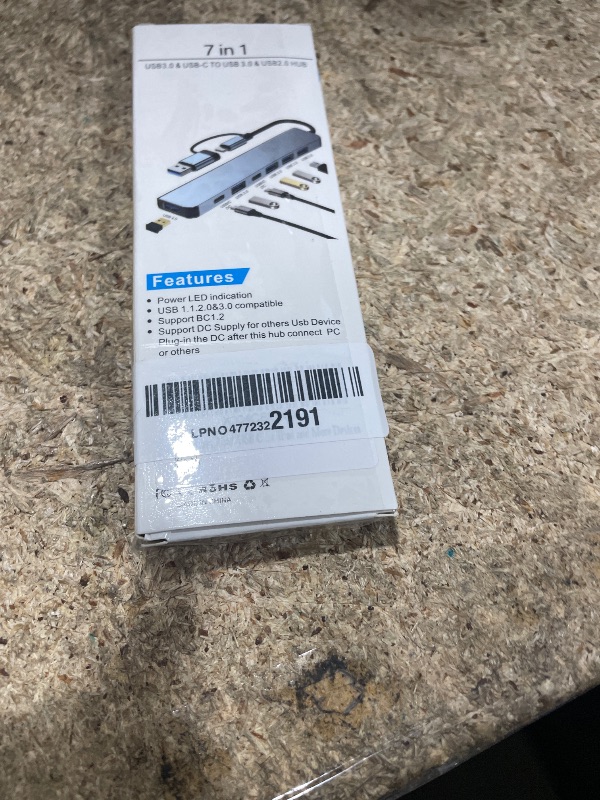 Photo 1 of ?Upgrade? USB C/USB Hub, BERLAT Aluminum 7 in 1 USB C & USB Hub with USB 3.0, USB 2.0 Ports for PC/Laptops/MacBook Pro/Air/iMac/iPad and More Devices
