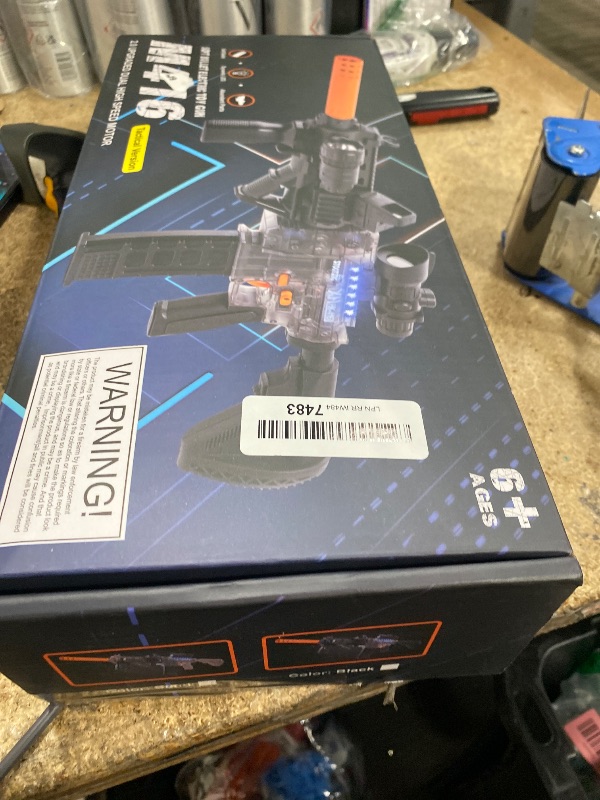 Photo 1 of ***PARTIAL SET - PRICE ADJUSTED***
Realistic M416 Rifle Toy Set, Semi-Auto Sniper Foam Blaster, Electric Toy Gun with LED, Scope, Sight, Flashlight, 3 Magazines & 100 Soft Bullets for Nerf Guns Darts, Festival Gift for 8-12 Ages Kids