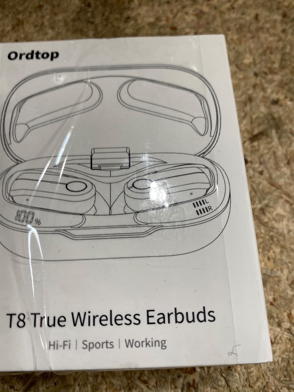 Photo 1 of **Pink Stock Pic for Reference**sajawass Wireless Earbuds Bluetooth 5.4 Headphones, Noise Canceling Ear Buds with 75hr Playtime, LED Power Display, IPX7 Waterproof Earphones Over-Ear Earphones for Sports/Workouts