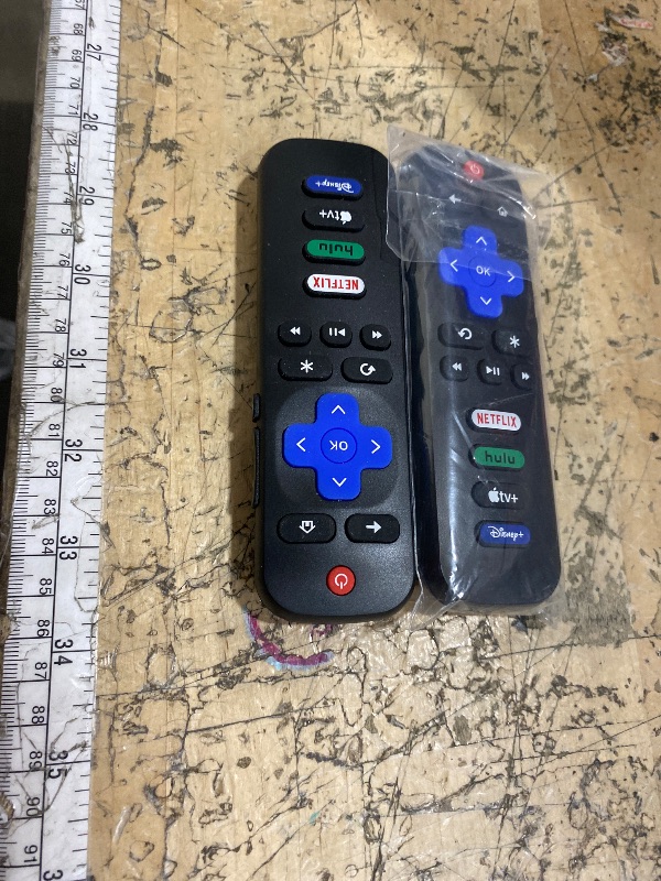 Photo 1 of (Pack of 2) Replacement Remote Control Only for Roku TV, Compatible for TCL Roku/Hisense Roku/Onn Roku/Sharp Roku/Element Roku/Westinghouse Roku/Philips Roku Smart TVs (Not for Roku Stick and Box)