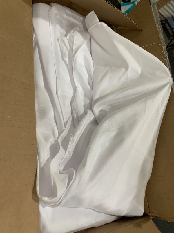 Photo 1 of 10 Pack White Table Cloth Rectangle Table Cloths for 8 Foot Rectangle Tables 60 X 126 Inch Washable Polyester Table Covers, Reusable & Wrinkle Resistant for Weddings, Parties, Events, and Everyday Use