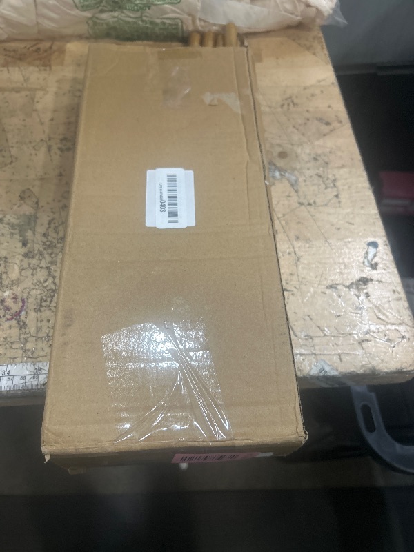 Photo 1 of ***MISSING PARTS***
Liuoud Towel Rack for Bathroom, Wall Mounted Vertical Rolled Towel Storage Organizer Holder with Shelf, Holds Up 6 Large Bath Sheets, Gold Large Size