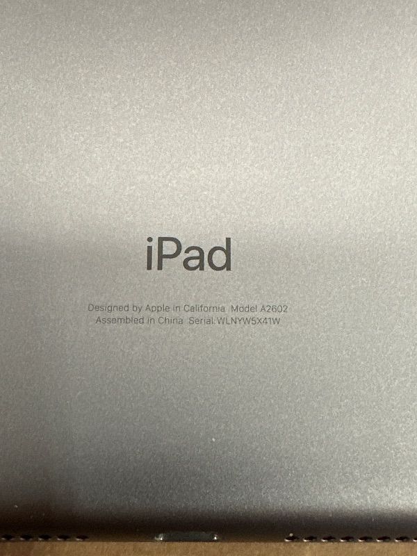 View 6 of *** LOCKED ICLOUD TO PAST USER*** Apple iPad 2021 (10.2-inch, Wi-Fi, 64GB) - Space Gray (Renewed) SN:...5X41W