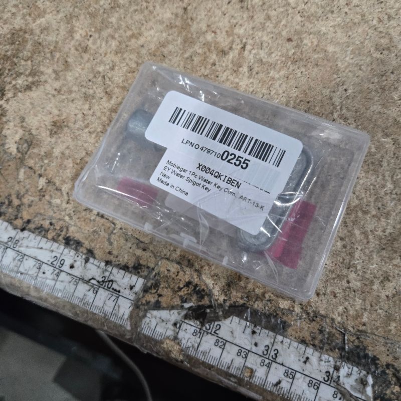 Photo 1 of 1Pc Water Key Compatible with P1300-PART-13-KEY Water Spigot Key for Z-1321 Hydrant Faucet Series, 3/8" & 5/16" Sillcock Key, Water Shut off Tool for Wall Hydrant Faucets Valves and Outdoor Hose Valve