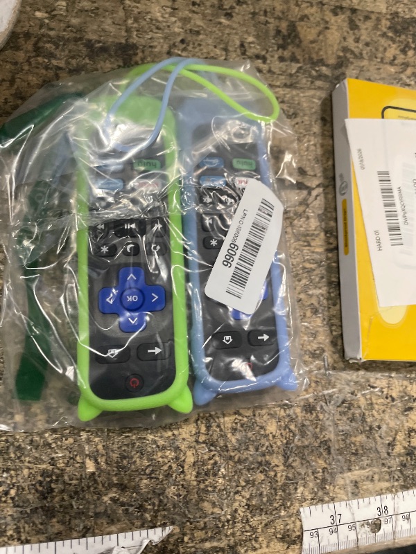 Photo 1 of (Pack of 2) Replacement Remote for Roku TV with Soft Protective Silicone Cover(Glow in The Dark), Universal Remote for TCL/Hisense/Onn/Sharp/Element/Philips Roku Smart TV